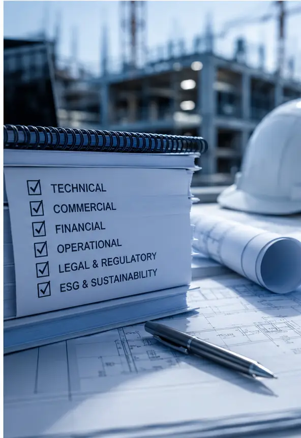 Technical due diligence for infrastructure investment